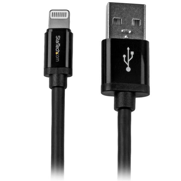 StarTech.com 2 m (6 ft.) USB to Lightning Cable - Long iPhone / iPad / iPod Charger - - Apple MFi STA-USBLT2MB
