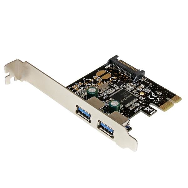 StarTech.com 2 Port PCI Express PCIe SuperSpeed USB 3.0 Controller Card w/ SATA Power STA-PEXUSB3S23