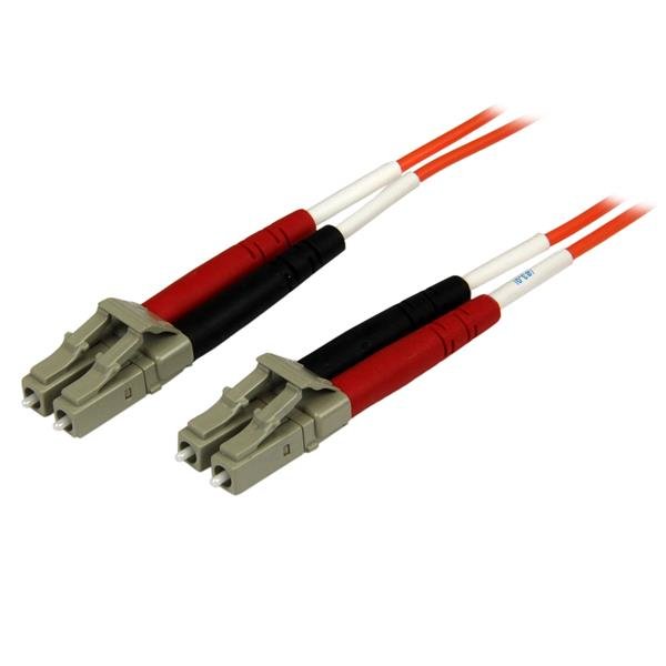 StarTech.com Fiber Optic Cable - Multimode Duplex 50/125 - OFNP Plenum - LC/LC - 3 m STA-50FIBPLCLC3