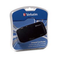 VERBATIM AMERICAS LLC USB 2.0 Universal card reader Black VBM-97705