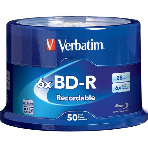 VERBATIM AMERICAS LLC 98397 blank Blu-Ray disc BD-R 25 GB 50 pc(s) VBM-98397