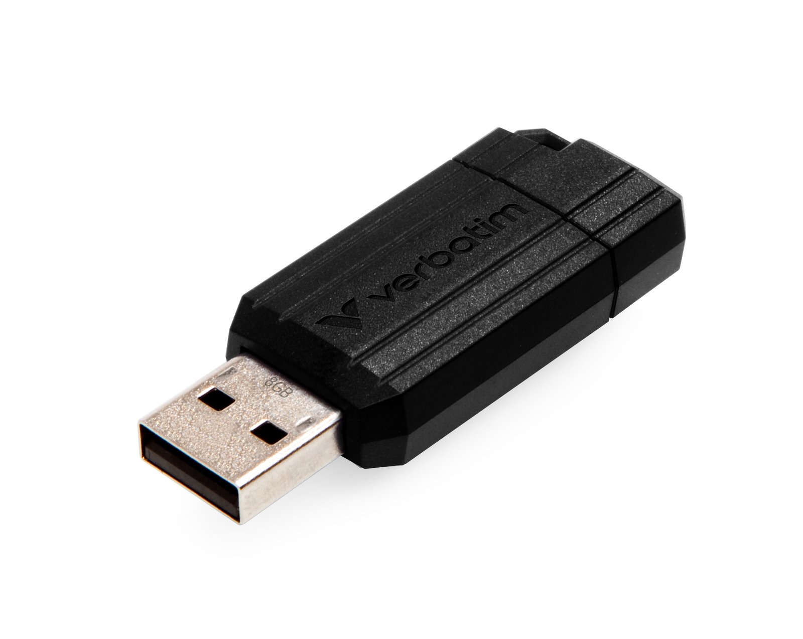 VERBATIM AMERICAS LLC PinStripe - USB Drive 8 GB - Black VBM-49062