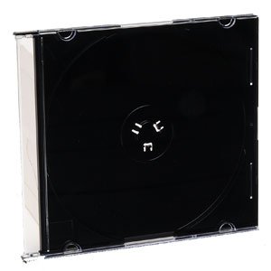 VERBATIM AMERICAS LLC CD/DVD Black Slim Storage Cases 200pk VBM-94868