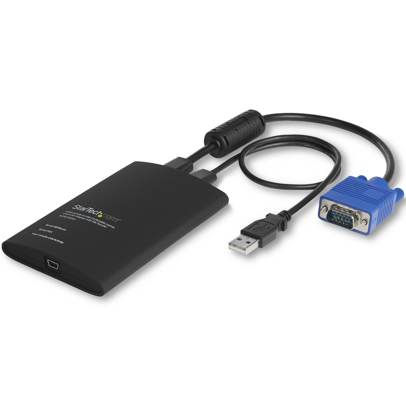 StarTech.com USB Crash Cart Adapter with File Transfer & Video Capture - TAA STA-NOTECONS02