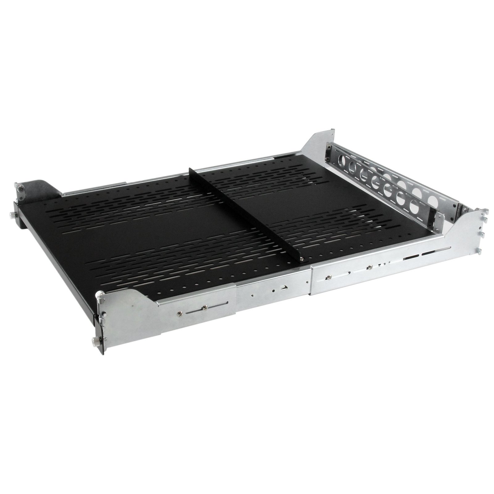 StarTech.com 2U Vented Sliding Server Rack Shelf w/ Cable Management Arm - 27.6 to 31.6in STA-UNISLDSHF19M