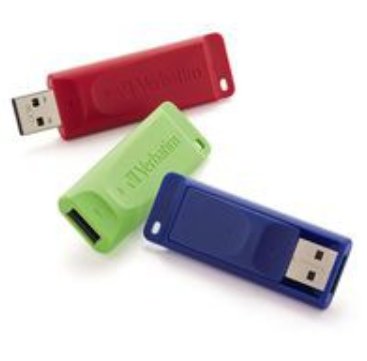 VERBATIM AMERICAS LLC 98703 USB flash drive 8 GB Type-A 2.0 Blue, Green, Red VBM-98703