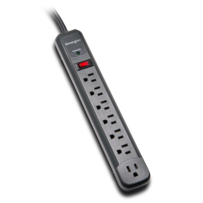 KENSINGTON COMPUTER K38217NA surge protector Grey 7 AC outlet(s) 1.8 m KEN-K38217NA