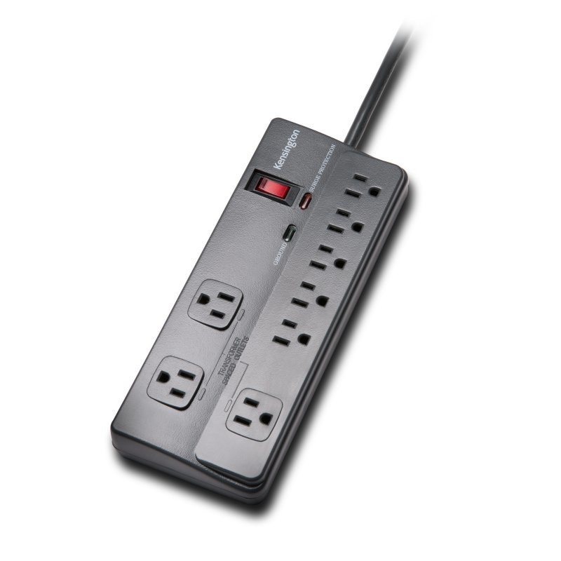 KENSINGTON COMPUTER K38218NA surge protector Grey 8 AC outlet(s) 1.8 m KEN-K38218NA