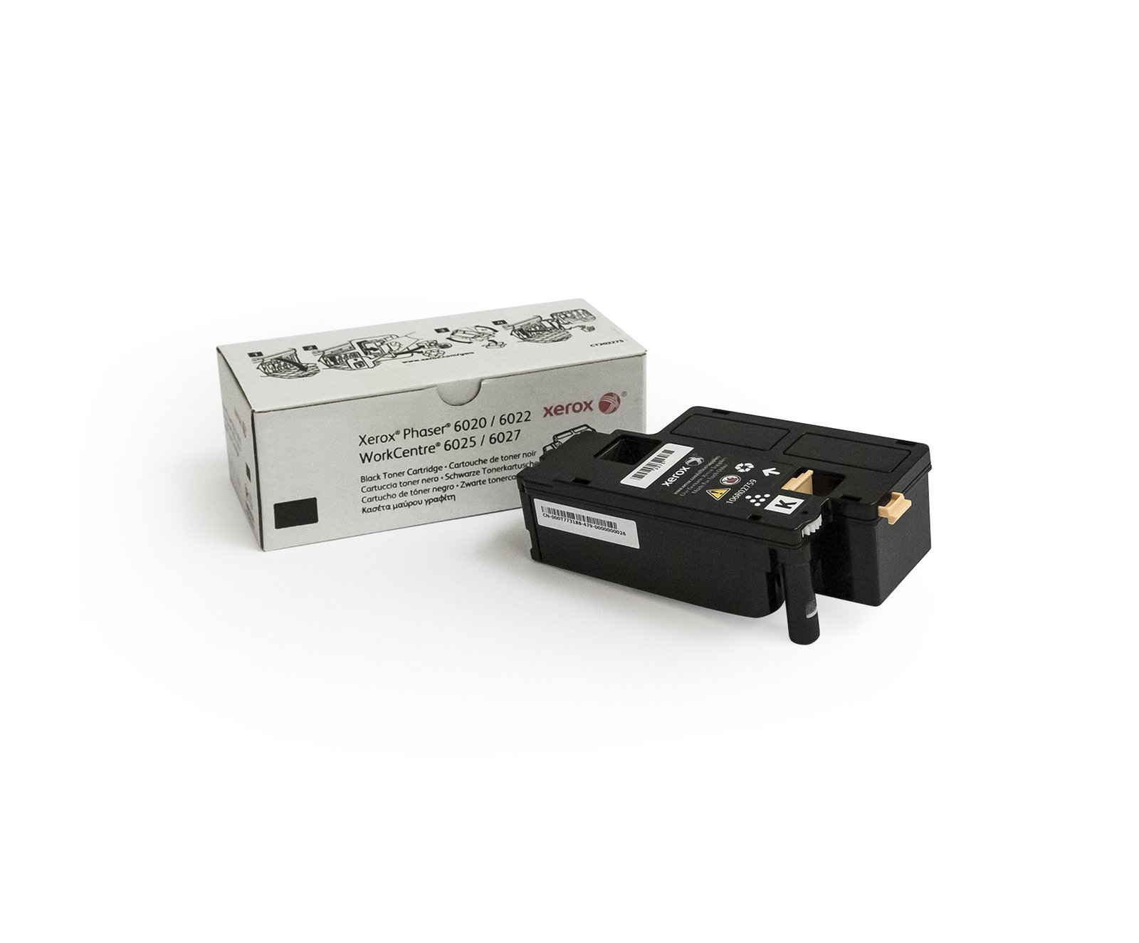 Xerox Genuine Phaser® 6020/6022, WorkCentre® 6025/6027 Black Standard capacity Toner Cartridge XER-106R02759