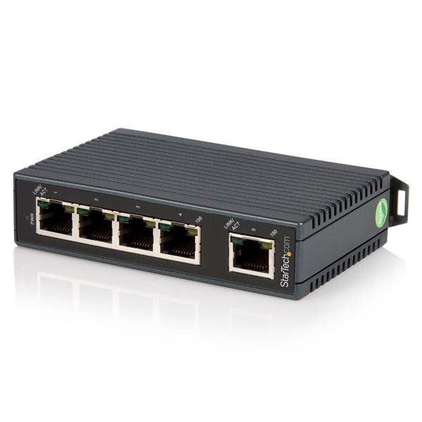 StarTech.com 5-Port Industrial Ethernet Switch - DIN Rail Mountable - TAA STA-IES5102