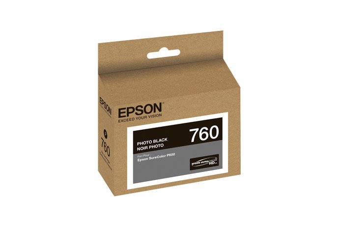 EPSON PRINT T760120 - New T760 Ultrachrome HD Photo Black Ink cartridge 1 pc(s) Original EPS-T760120