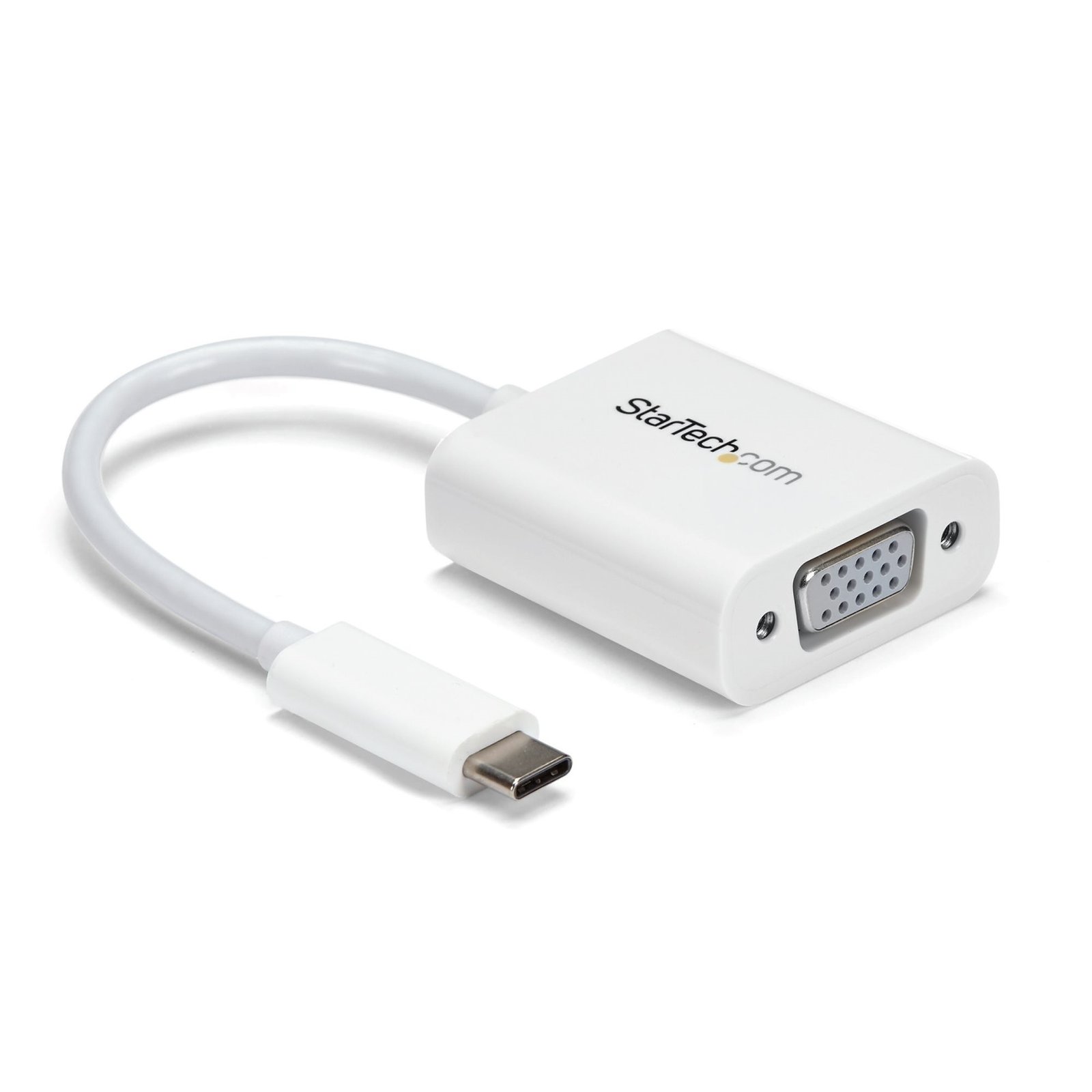 StarTech.com USB-C to VGA Adapter - White STA-CDP2VGAW