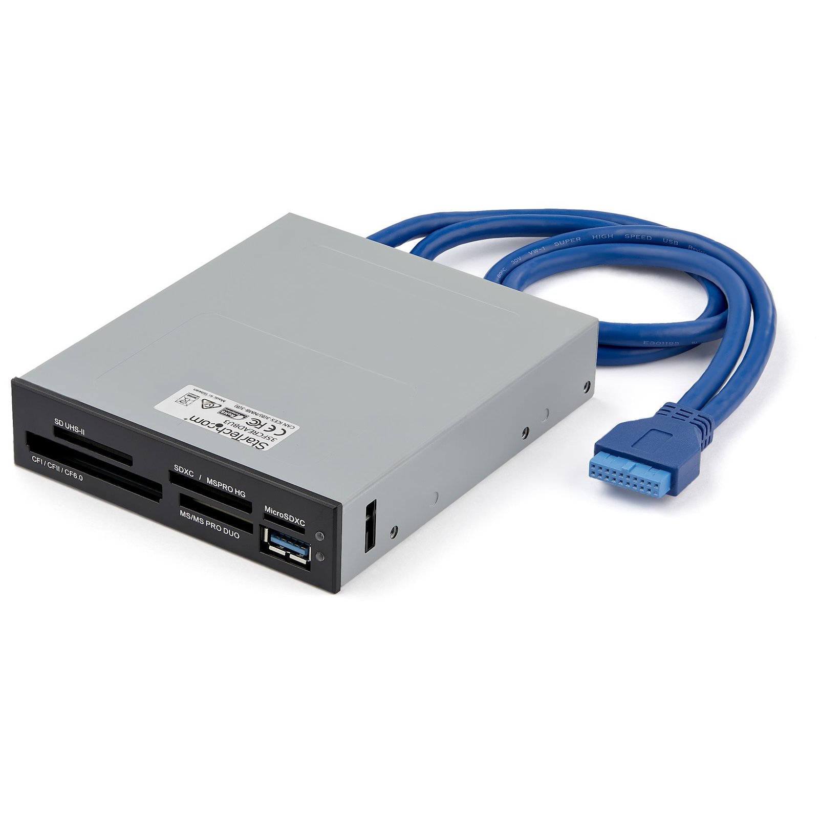 StarTech.com USB 3.0 Internal Multi-Card Reader with UHS-II Support - TAA STA-35FCREADBU3