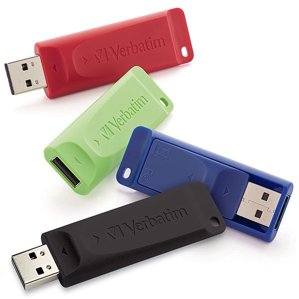 VERBATIM AMERICAS LLC Store 'n' Go 16GB USB flash drive Type-A 2.0 Black, Blue, Green, Red VBM-99123