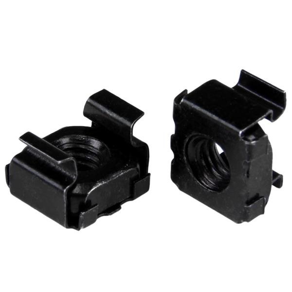 StarTech.com 50-Pack M5 Square Hole Cage Nuts and Installation Tool for 19" or 10" Server Racks, STA-CABCAGENUTSB