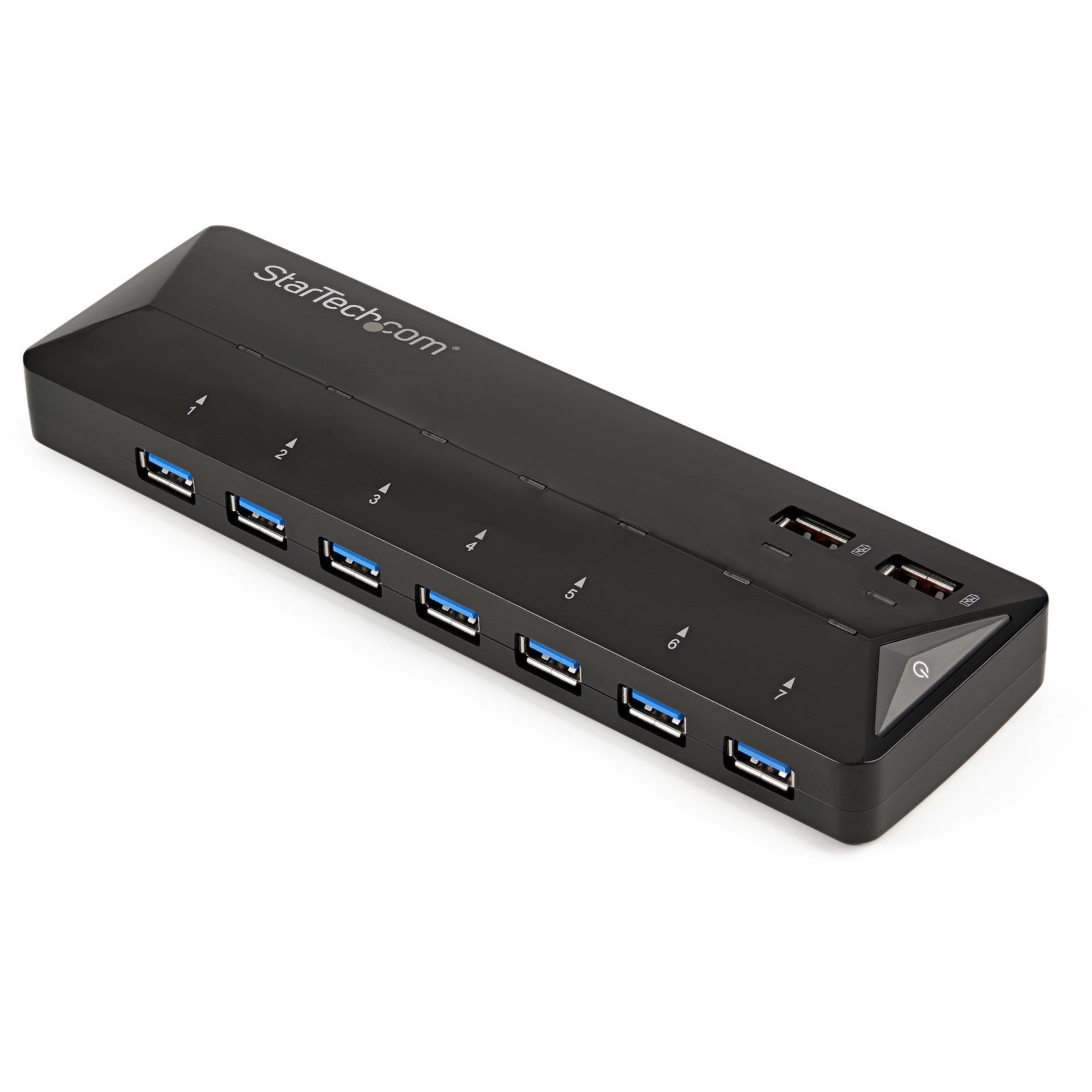 StarTech.com 7-Port USB 3.0 Hub (5Gbps) plus Dedicated Charging Ports - 2 x 2.4A STA-ST93007U2C