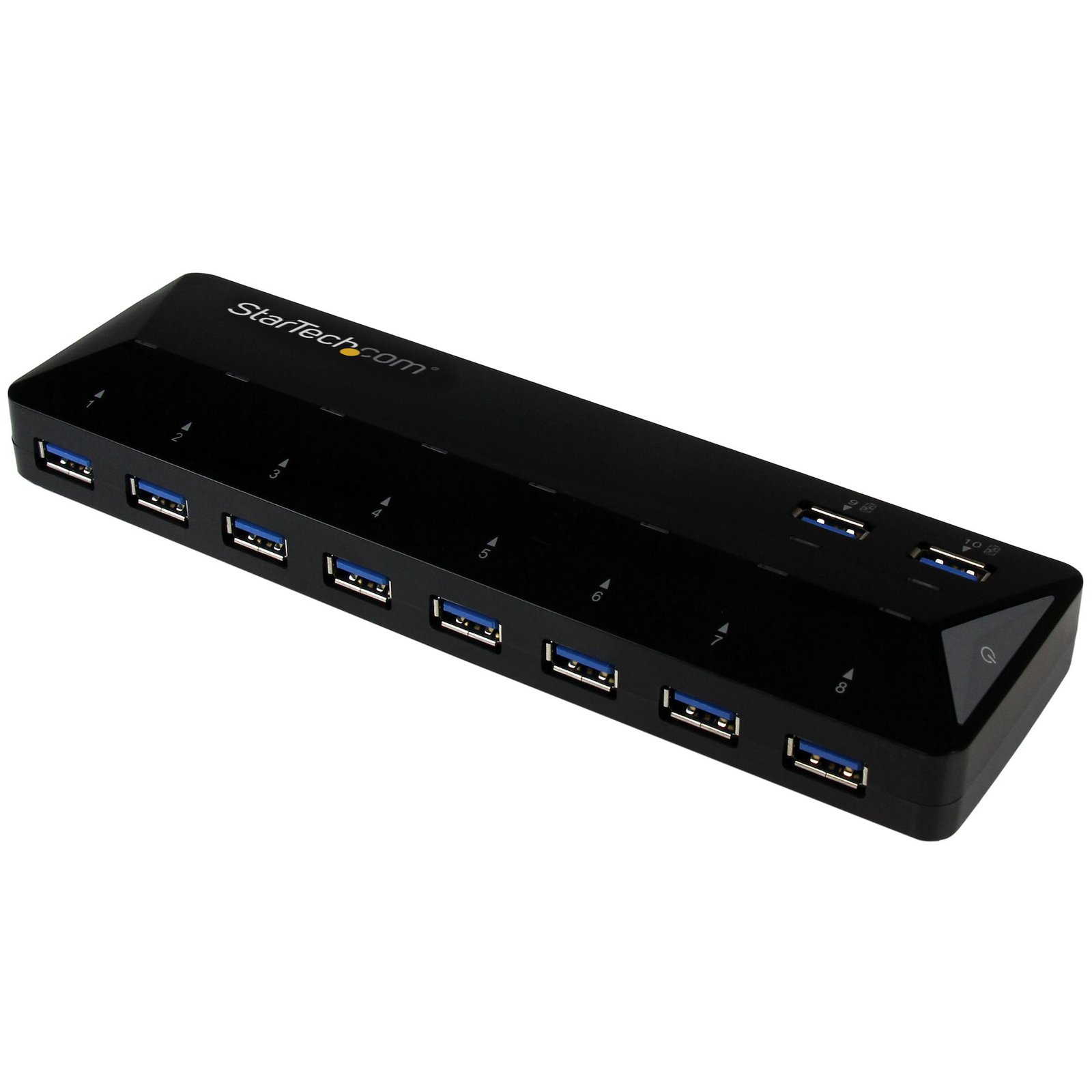 StarTech.com 10-Port USB 3.0 Hub with Charge and Sync Ports - 5Gbps - 2 x 1.5A STA-ST103008U2C