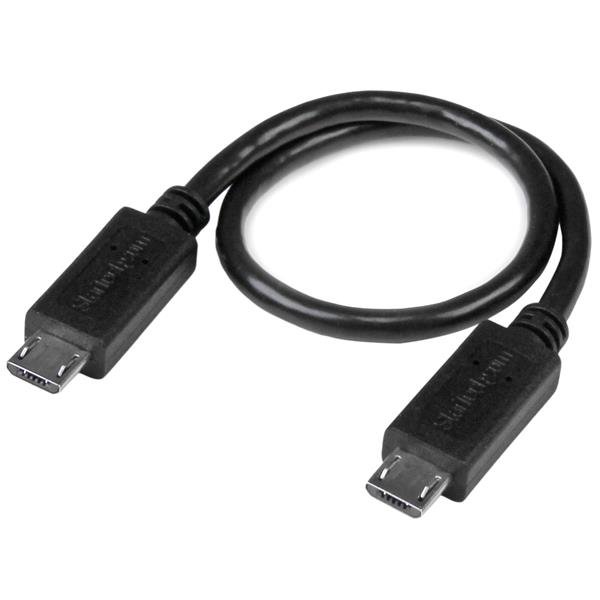 StarTech.com USB OTG Cable - Micro to - M/M - 8 in. STA-UUUSBOTG8IN