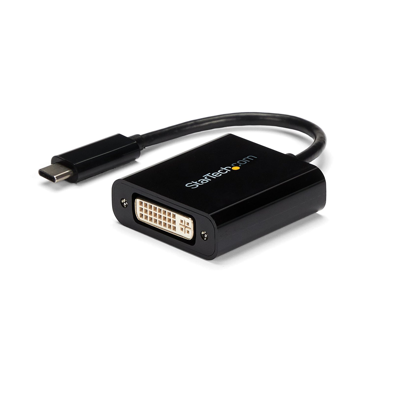 StarTech.com USB C to DVI Adapter - Black - 1920x1200 - Type Video Converter for Your D STA-CDP2DVI
