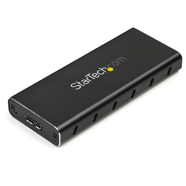 StarTech.com M.2 SSD Enclosure for SATA SSDs - USB 3.1 (10Gbps) with USB-C Cable - TAA STA-SM21BMU31C3