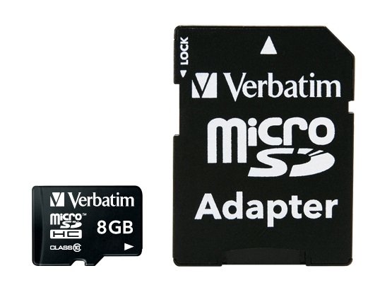 VERBATIM AMERICAS LLC Premium 8 GB MicroSDHC Class 10 VBM-44081
