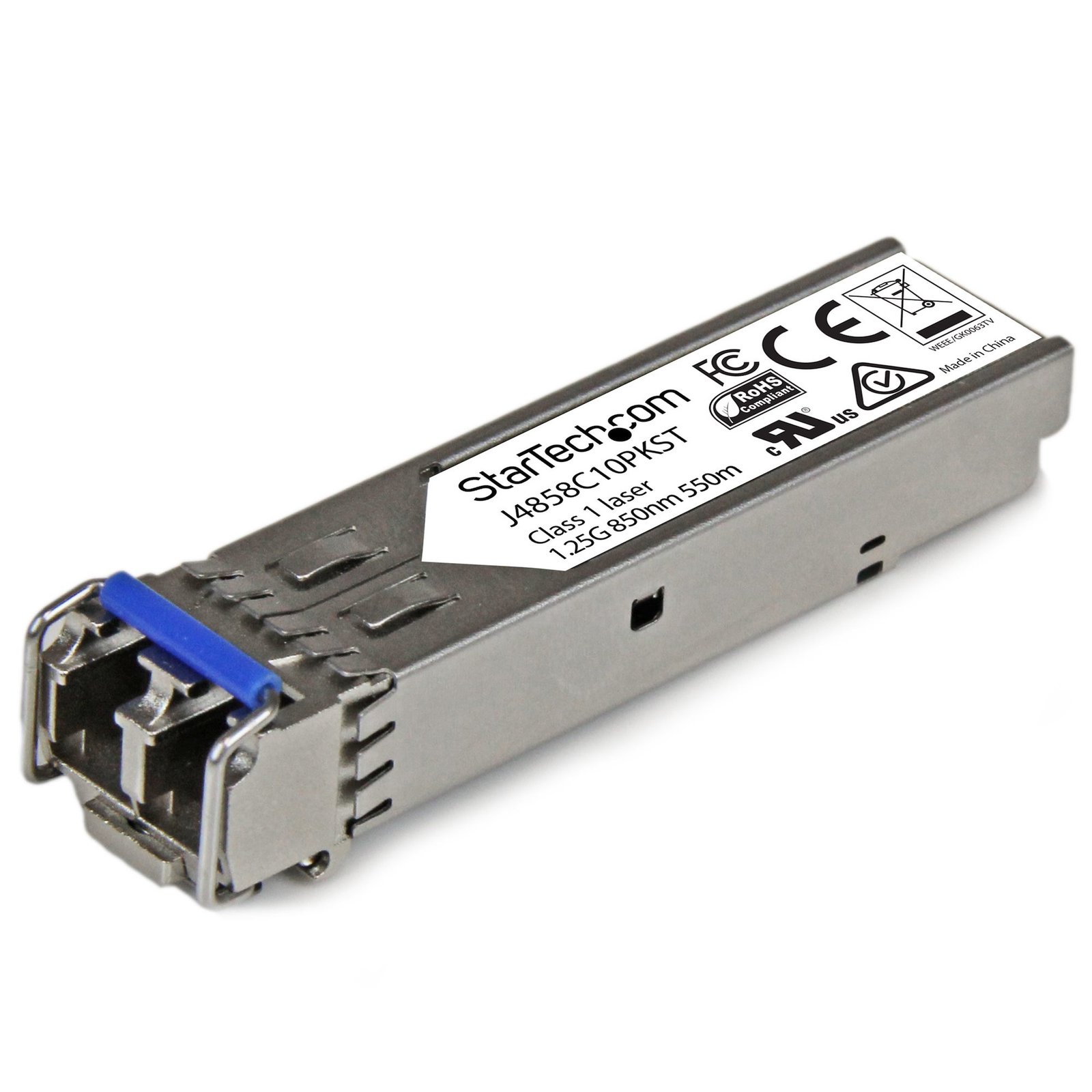 StarTech.com 10 pack HPE J4858C Compatible SFP Module - 1000BASE-SX - 1GbE Multi Mode Fiber Optic STA-J4858C10PKST