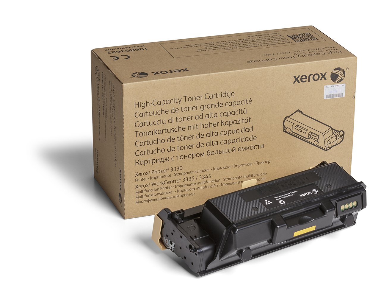 Xerox Genuine Phaser® 3330, WorkCentre® 3300 Series Black High capacity Toner Cartridge (8500 XER-106R03622