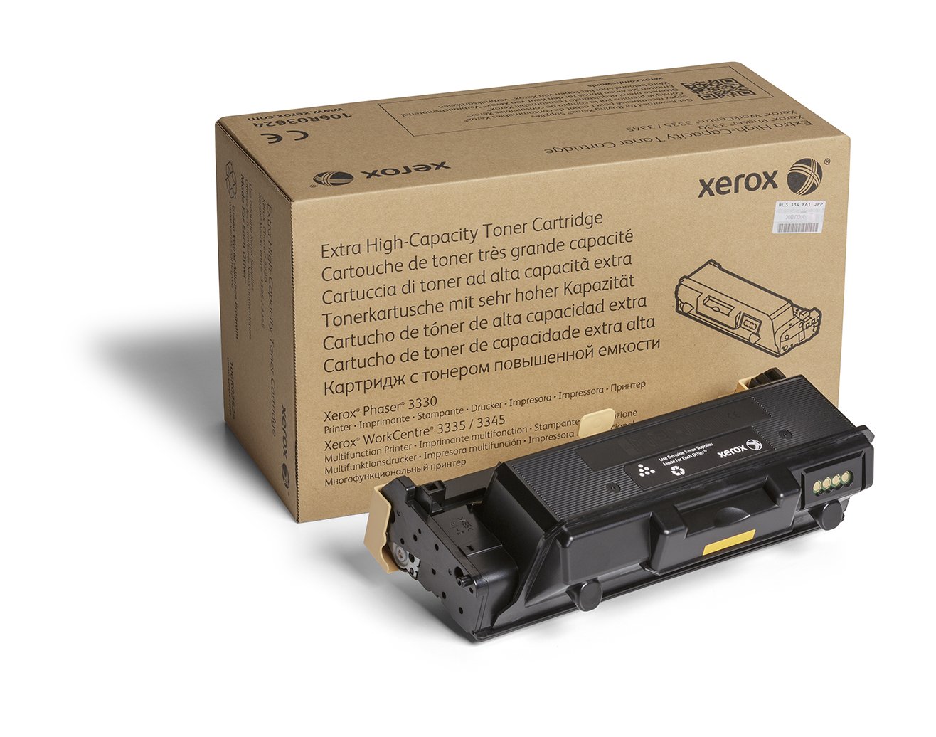 Xerox Genuine Phaser® 3330, WorkCentre® 3300 Series Black Extra High capacity Toner Cartridge XER-106R03624