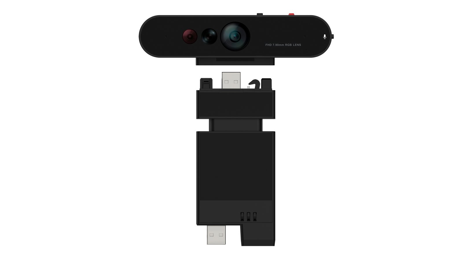 Lenovo ThinkVision MC60 (S) webcam 1920 x 1080 pixels USB 2.0 Black 4XC1K97399