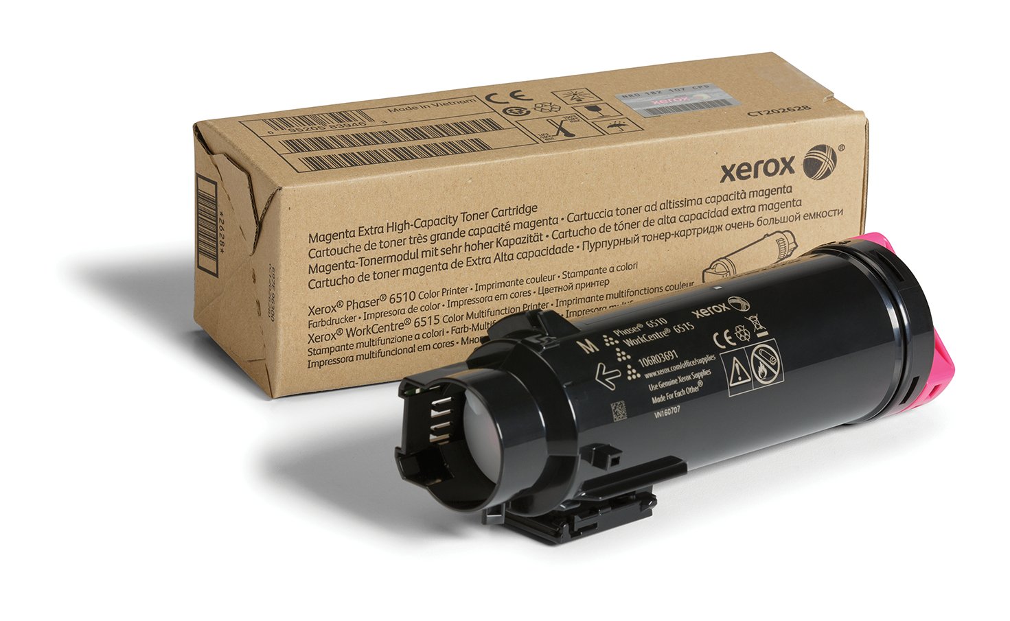 Xerox Genuine Phaser® 6510, WorkCentre® 6515 Magenta Extra High capacity Toner Cartridge (4300 XER-106R03691