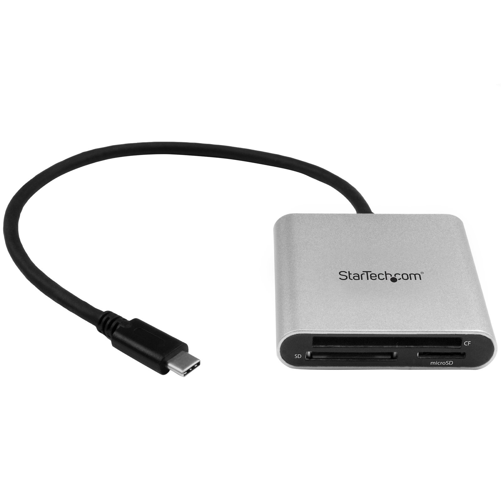 StarTech.com USB 3.0 Flash Memory Multi-Card Reader / Writer with USB-C - SD, microSD, CompactFlash STA-FCREADU3C