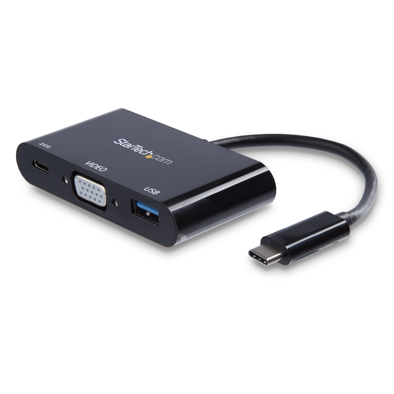 StarTech.com USB-C VGA Multiport Adapter - USB 3.0 Port - 60W PD STA-CDP2VGAUACP