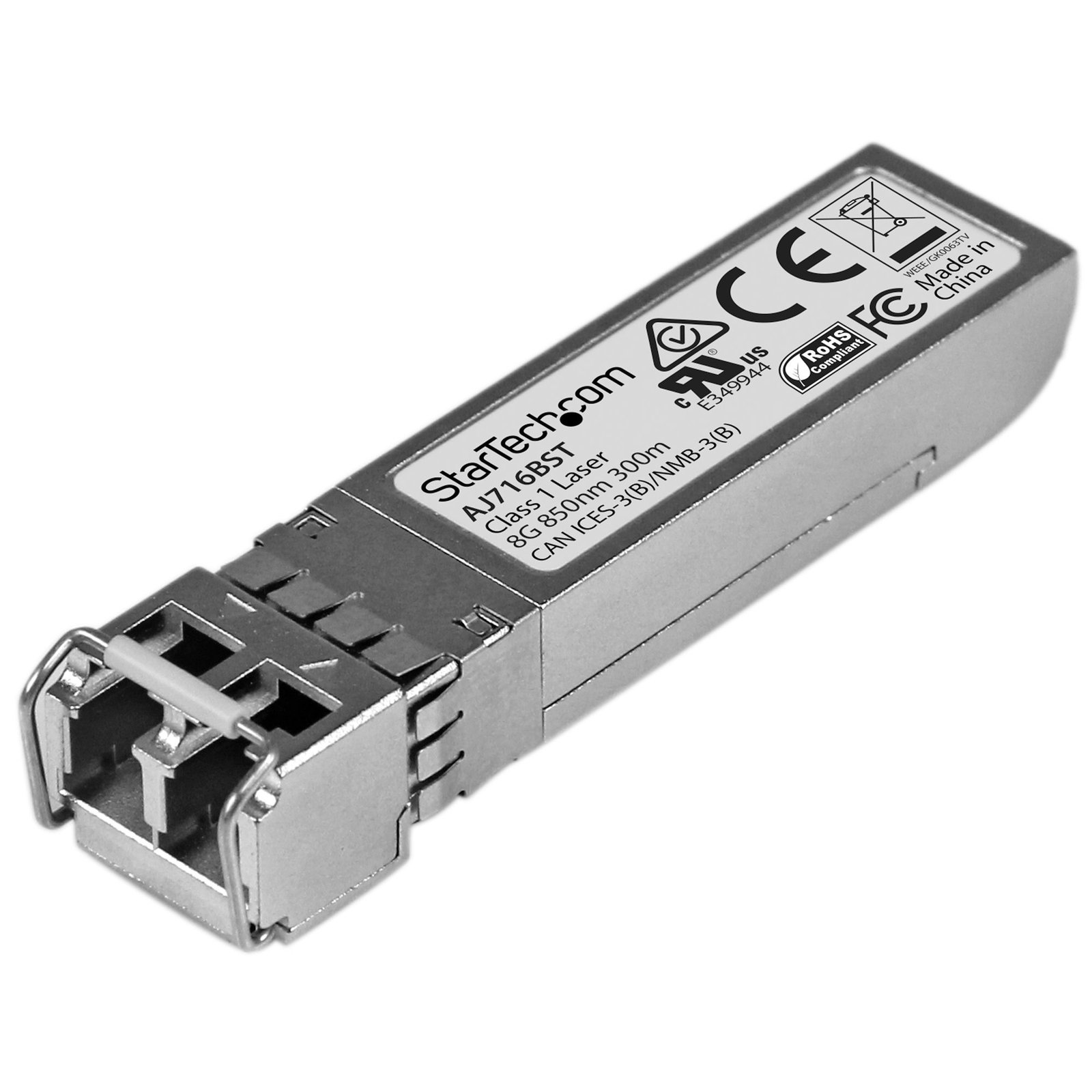 StarTech.com HPE AJ716B Compatible SFP+ Module - 8G Fiber Channel SW - 8GbE Multi Mode Optic STA-AJ716BST
