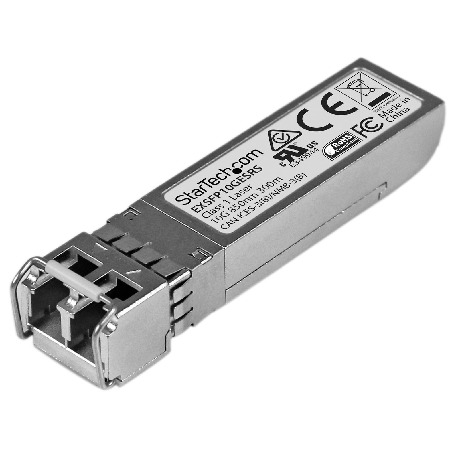 StarTech.com Juniper EX-SFP-10GE-SR Compatible SFP+ Module - 10GBASE-SR - 10GbE Multimode Fiber MMF STA-EXSFP10GESRS