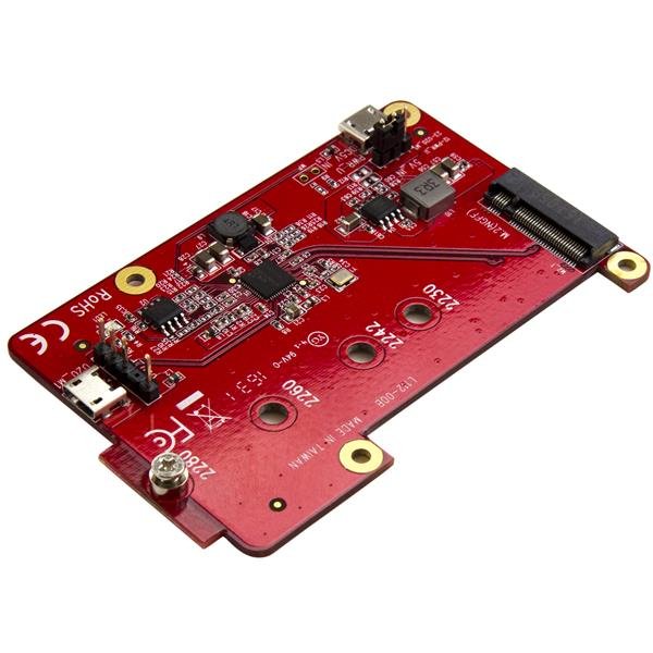 StarTech.com USB to M.2 SATA Converter for Raspberry Pi and Development Boards - TAA STA-PIB2M21