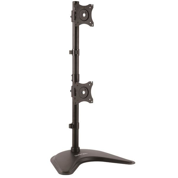 StarTech.com Dual-Monitor Stand, Vertical - For up to two 27" or 34" Ultrawide (22lb/10kg) VESA STA-ARMBARDUOV