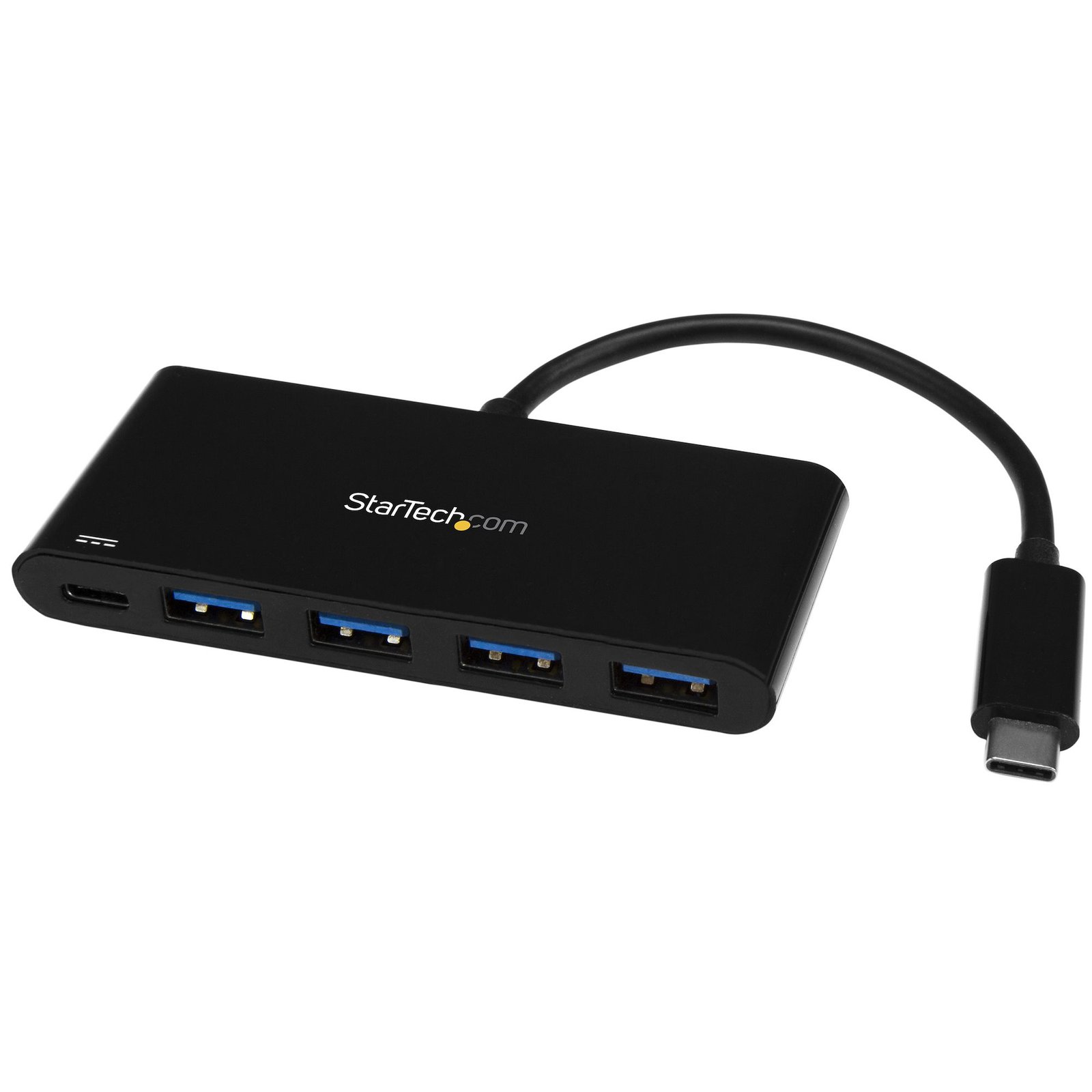 StarTech.com 4 Port USB C Hub with Type-A Ports 3.0 SuperSpeed 5Gbps) - 60W Power Delivery STA-HB30C4AFPD
