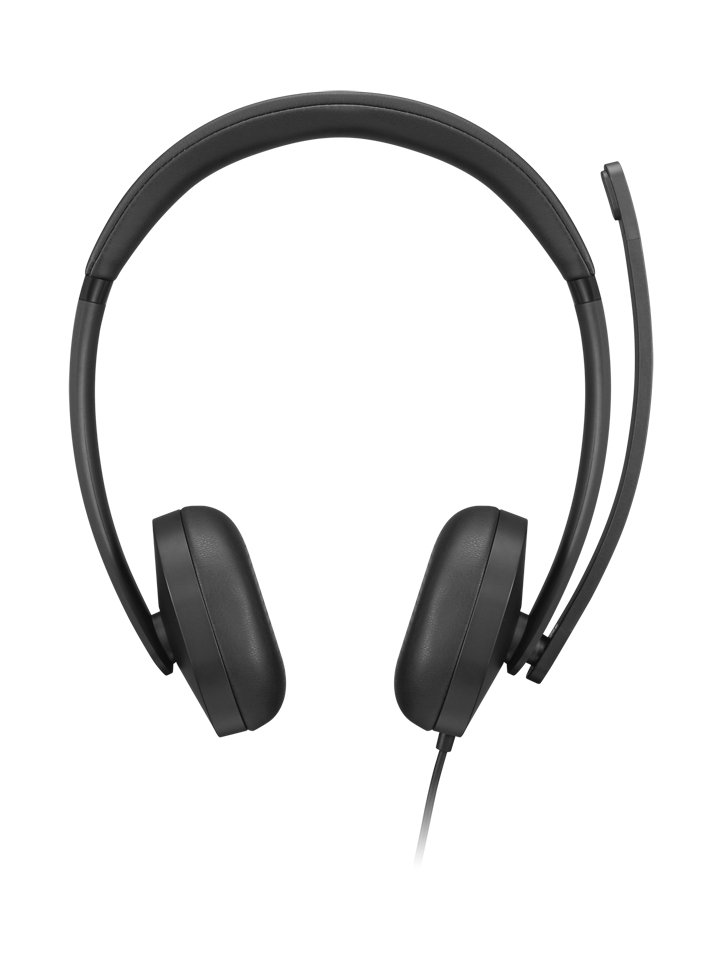 Lenovo VoIP Headset 5000 Wired Head-band Office/Call center USB Type-C Black 4XD1R88995