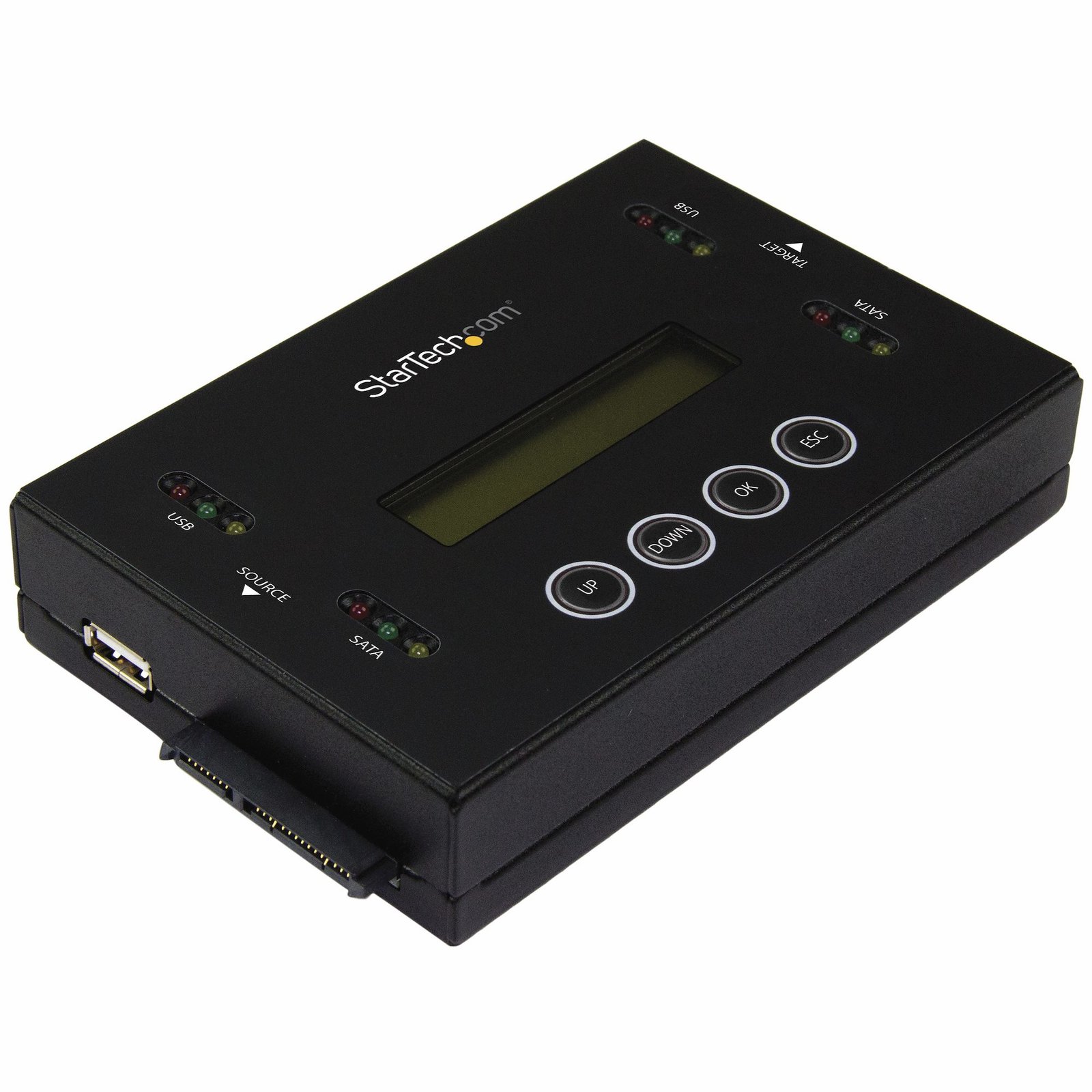 StarTech.com 1:1 Standalone Hard Drive and USB Flash Disk Duplicator Eraser, Thumb SATA HDD/SSD STA-SU2DUPERA11
