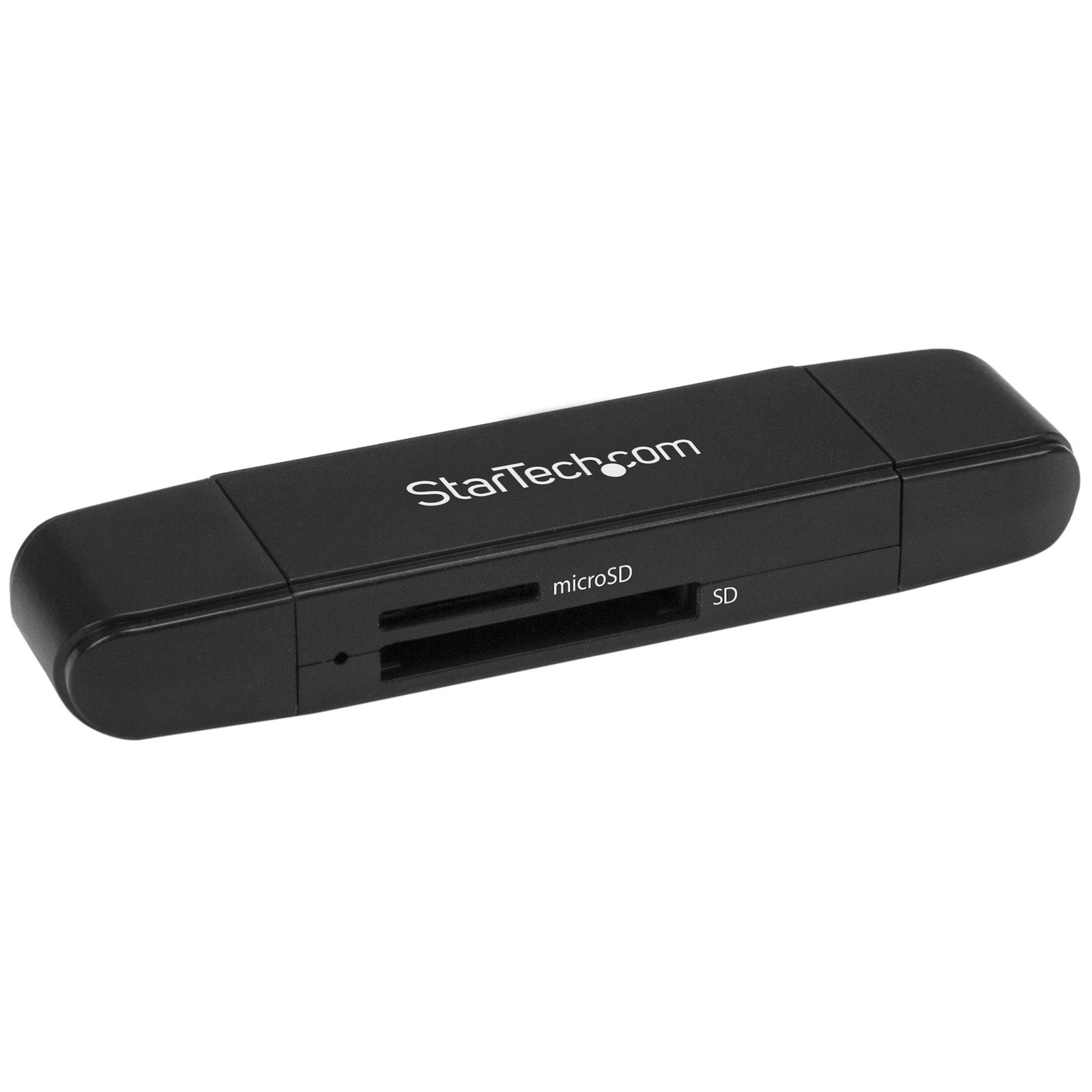 StarTech.com USB C and 3.0 SD Card Reader, Memory microSD, MMC, UHS-I, USB-C & USB-A Adapter - STA-SDMSDRWU3AC