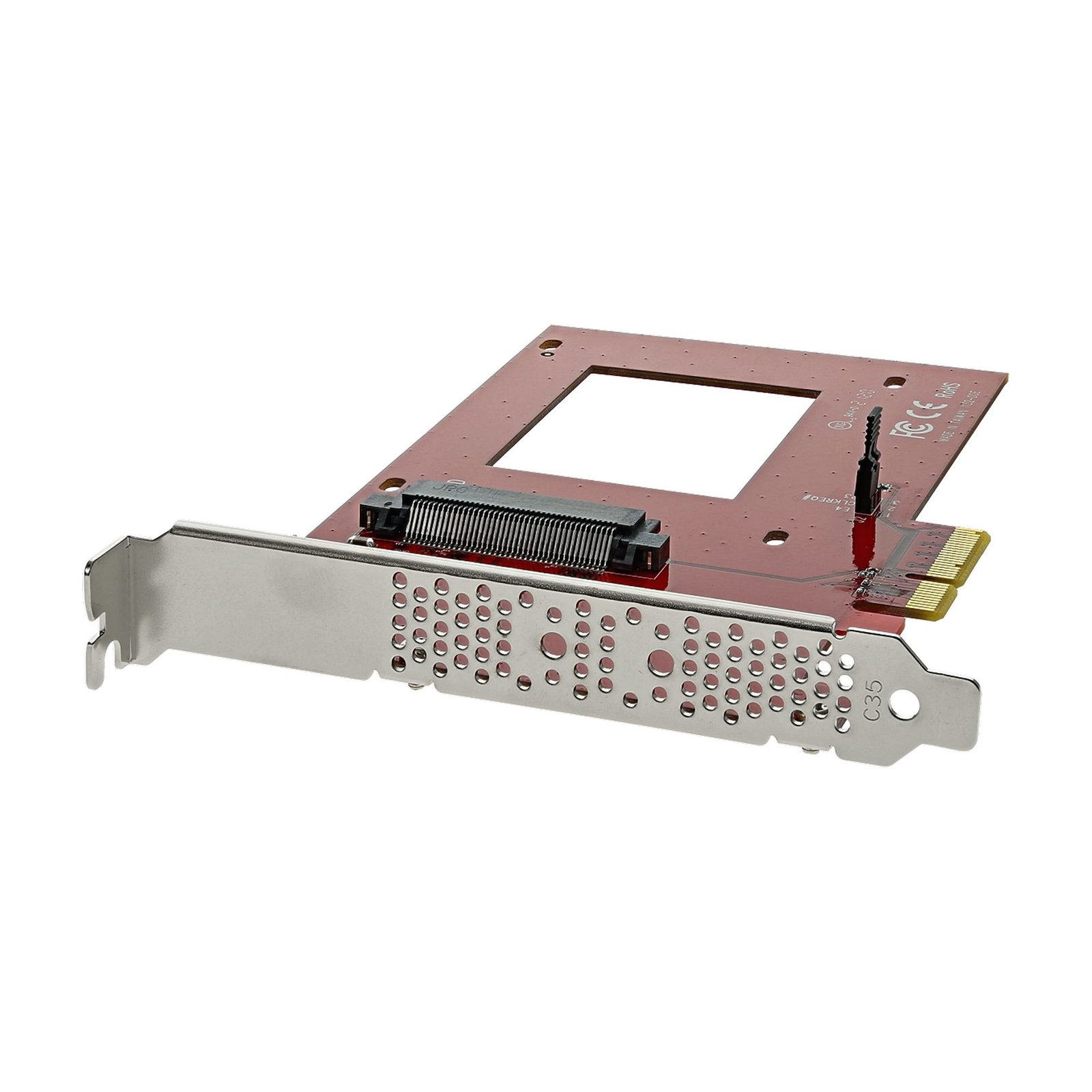 StarTech.com U.2 to PCIe Adapter for 2.5" NVMe SSD - SFF-8639 - x4 PCI Express 4.0 - TAA STA-PEX4SFF8639