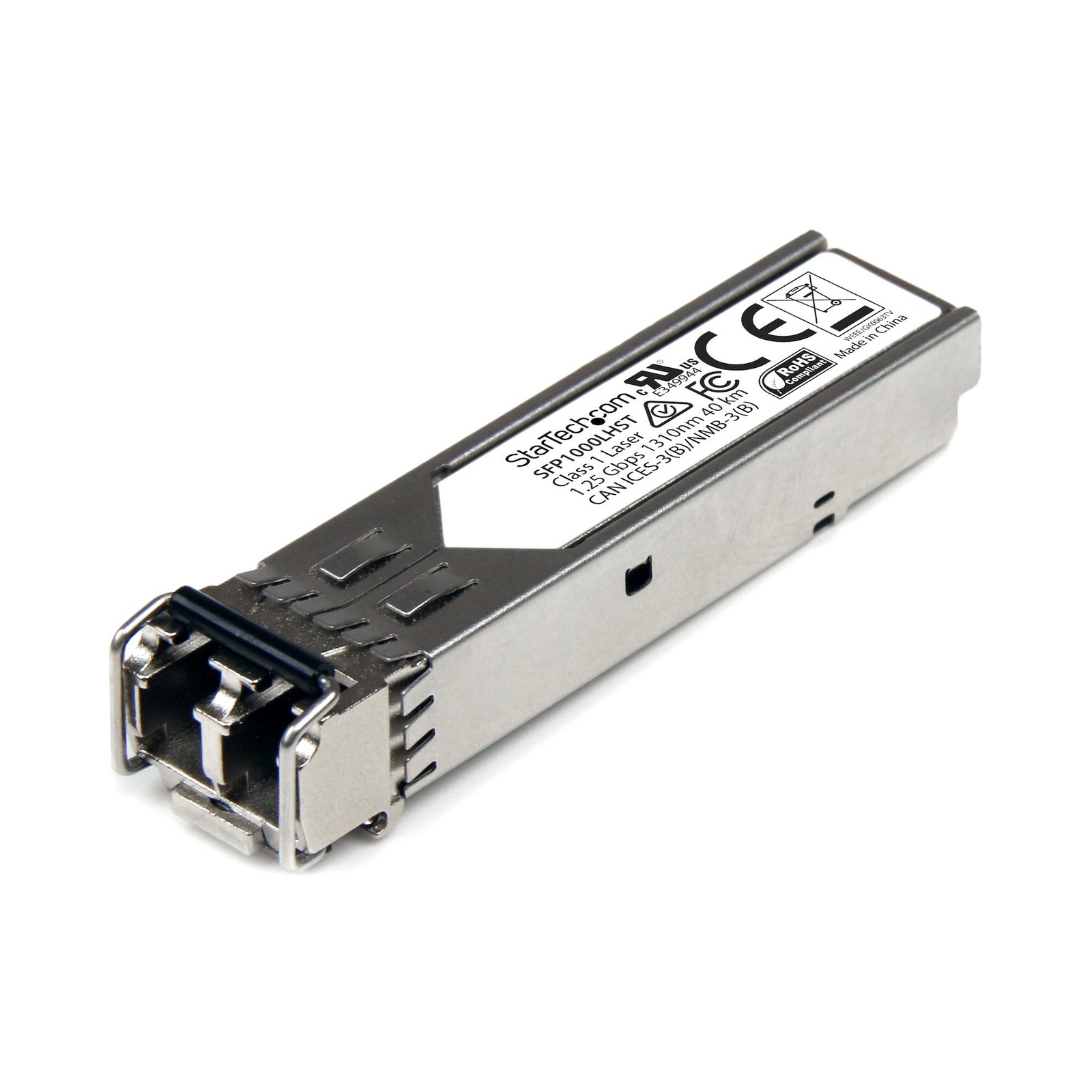 StarTech.com MSA Uncoded SFP Module - 1000BASE-LH - 1GbE Single Mode Fiber (SMF) Optic Transceiver STA-SFP1000LHST
