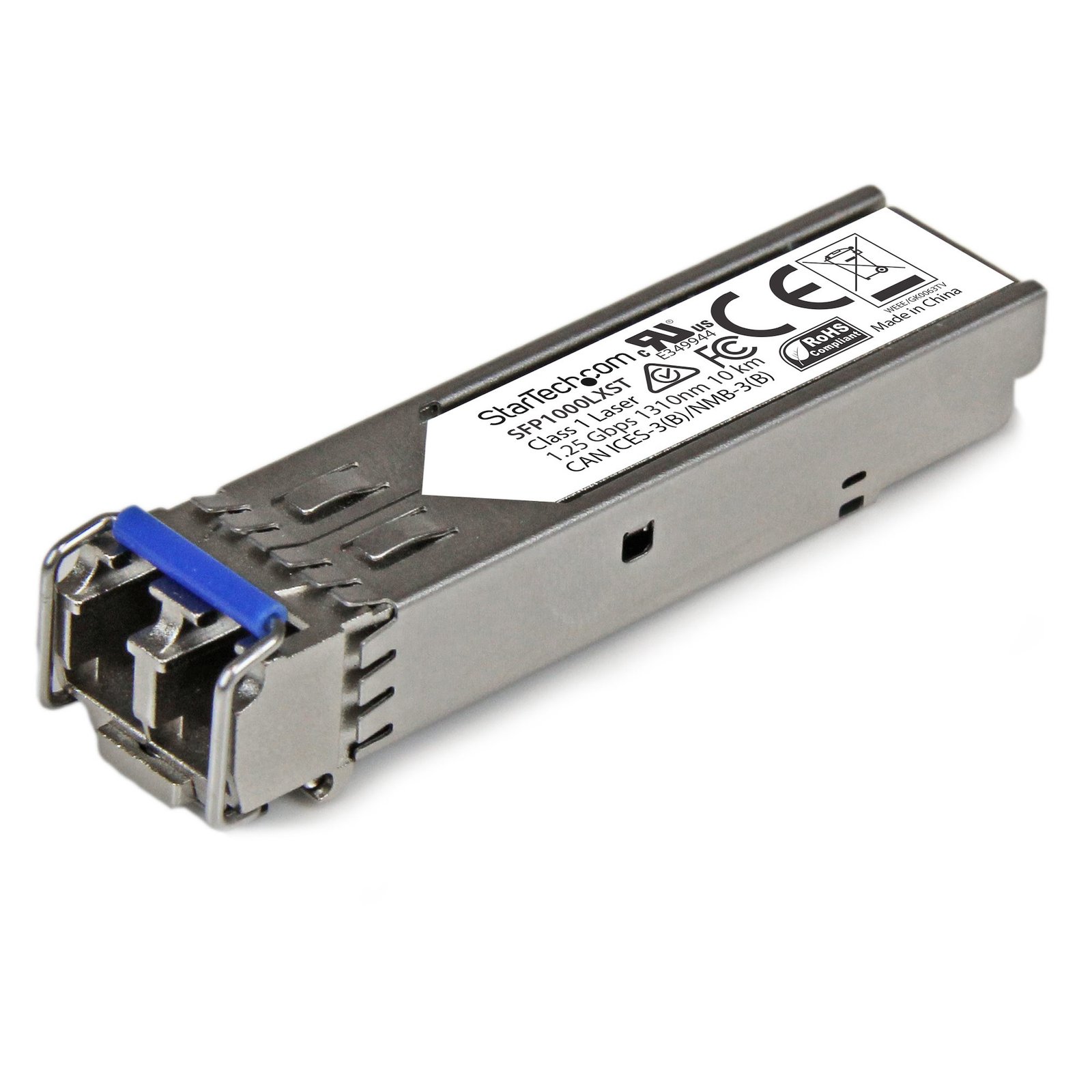 StarTech.com MSA Uncoded SFP Module - 1000BASE-LX - 1GbE Single Mode Fiber (SMF) Optic Transceiver STA-SFP1000LXST