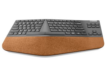Lenovo Go Wireless Split keyboard Office RF US English Grey 4Y41C33748