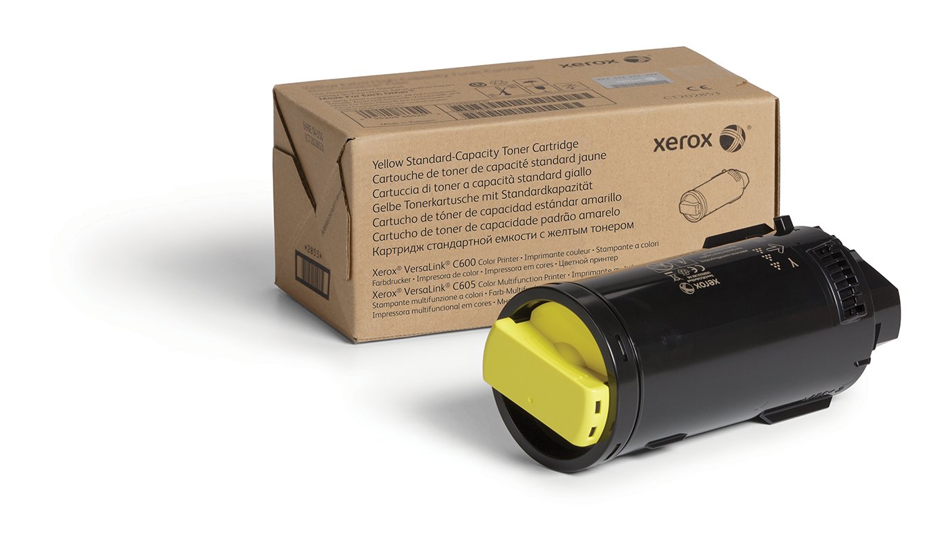 Xerox Genuine ® VersaLink® C600 Color Printer/C605 Multifunction Printer Yellow Standard capacity XER-106R03898
