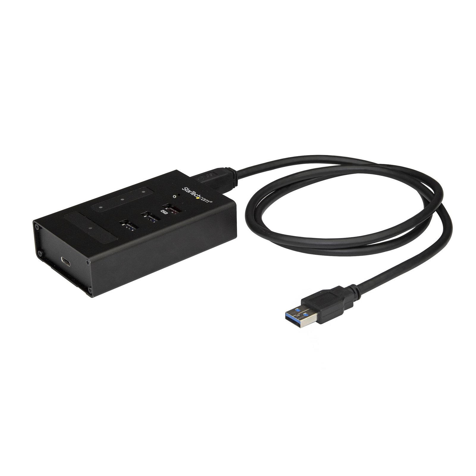 StarTech.com 4 Port USB 3.0 Hub - Type-A to 1x USB-C & 3x USB-A - Commercial Metal - SuperSpeed 3.2 STA-HB30A3A1CST