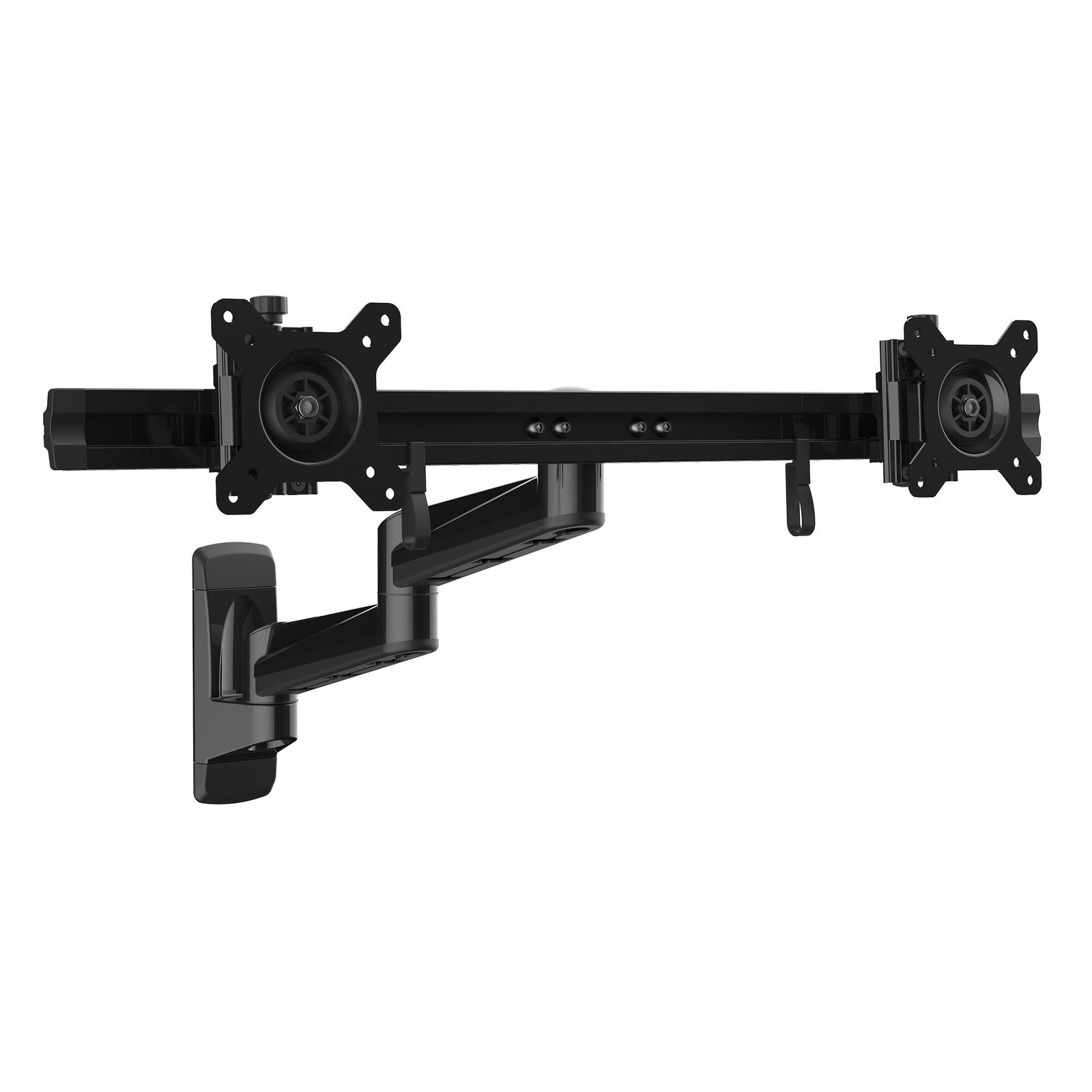 StarTech.com Wall Mount Dual Monitor Arm – Articulating Ergonomic VESA for 2x 24" (11lb/5kg) STA-ARMDUALWALL