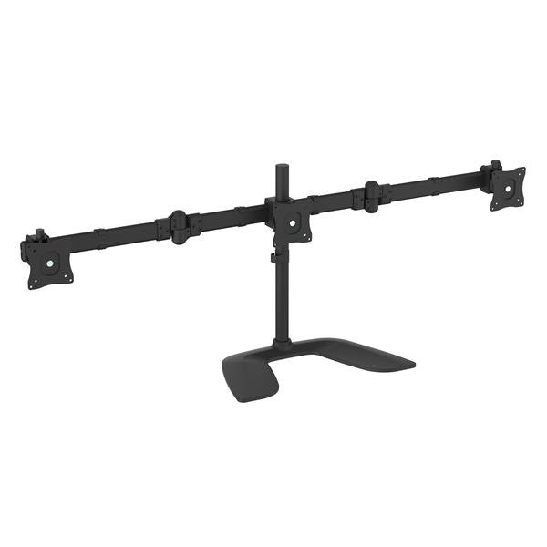 StarTech.com Triple-Monitor Desktop Stand - Articulating - For up to 27" (17.6lb/8kg) Displays STA-ARMBARTRIO2