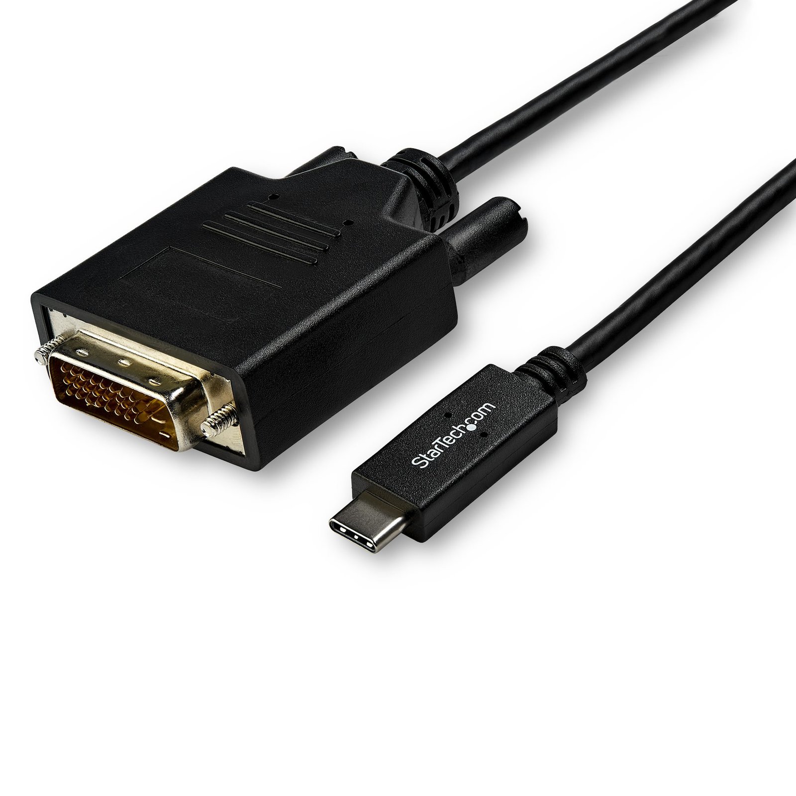 StarTech.com 10ft (3m) USB C to DVI Cable - 1080p (Single Link) Type-C (DP Alt Mode HBR2) STA-CDP2DVI3MBNL