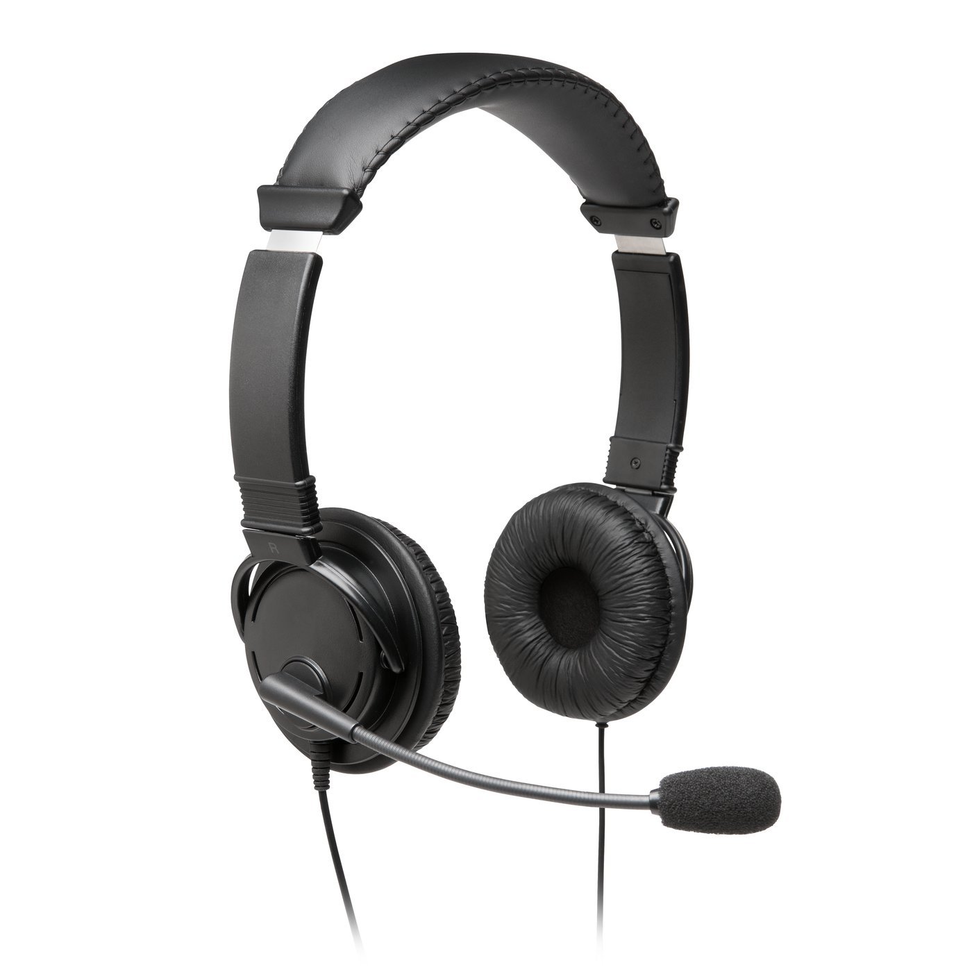 KENSINGTON COMPUTER K97603WW headphones/headset Wired Head-band Calls/Music Black KEN-K97603WW